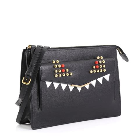 fendi monster bag mini crossbody stud